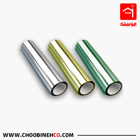 برچسب رفلکس شیشه - برچسب پلاتین شیشه - برچسب جیوه ای آینه ای شیشه - برچسب یک طرفه کننده دید