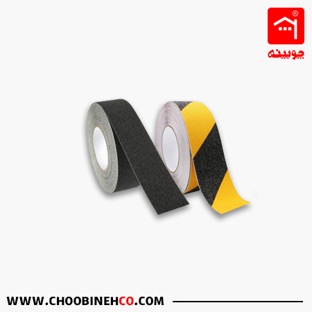 ترمز پله پشت چسب دار - ترمز پله سیلیسی سنباده ای - استپ پله - چسب لب پله - چوبینه