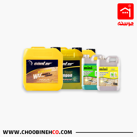واکس براق کننده گونتر و مینی پارکت لمینت و کفپوش پی وی سی pvc